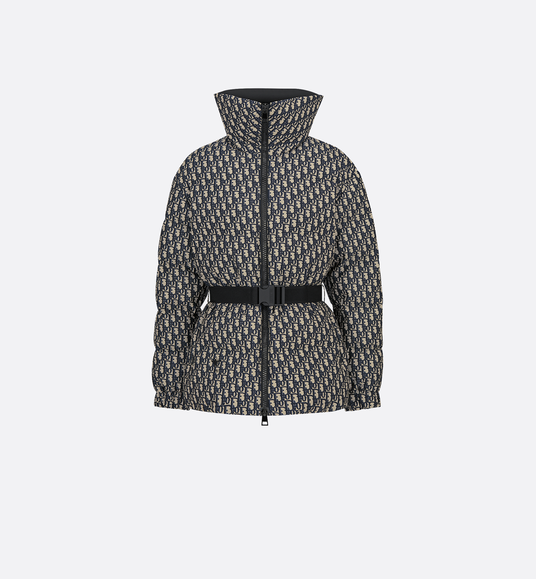 DiorAlps Belted Puffer Jacket Blue