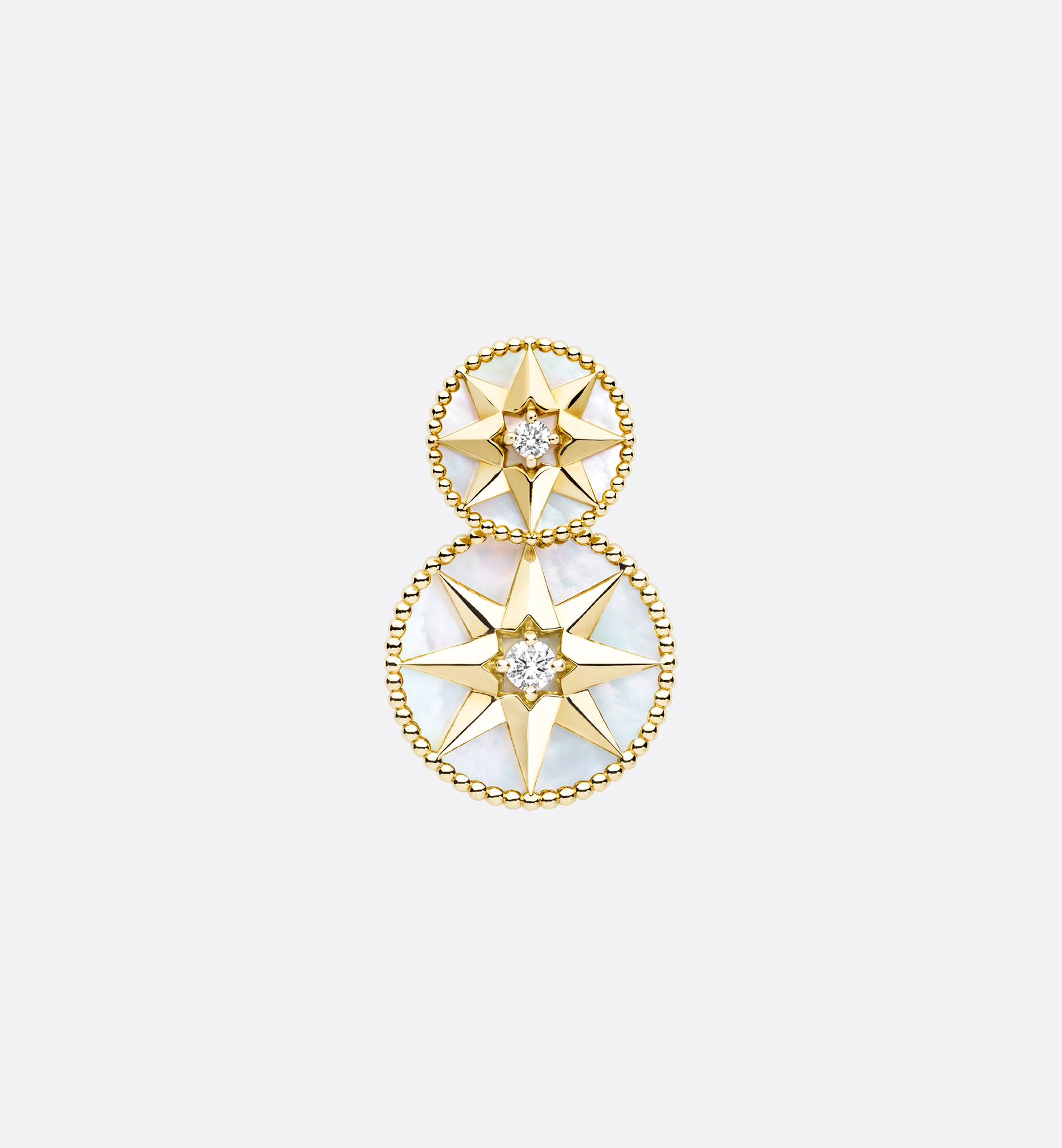 Rose des Vents Single Earring Yellow