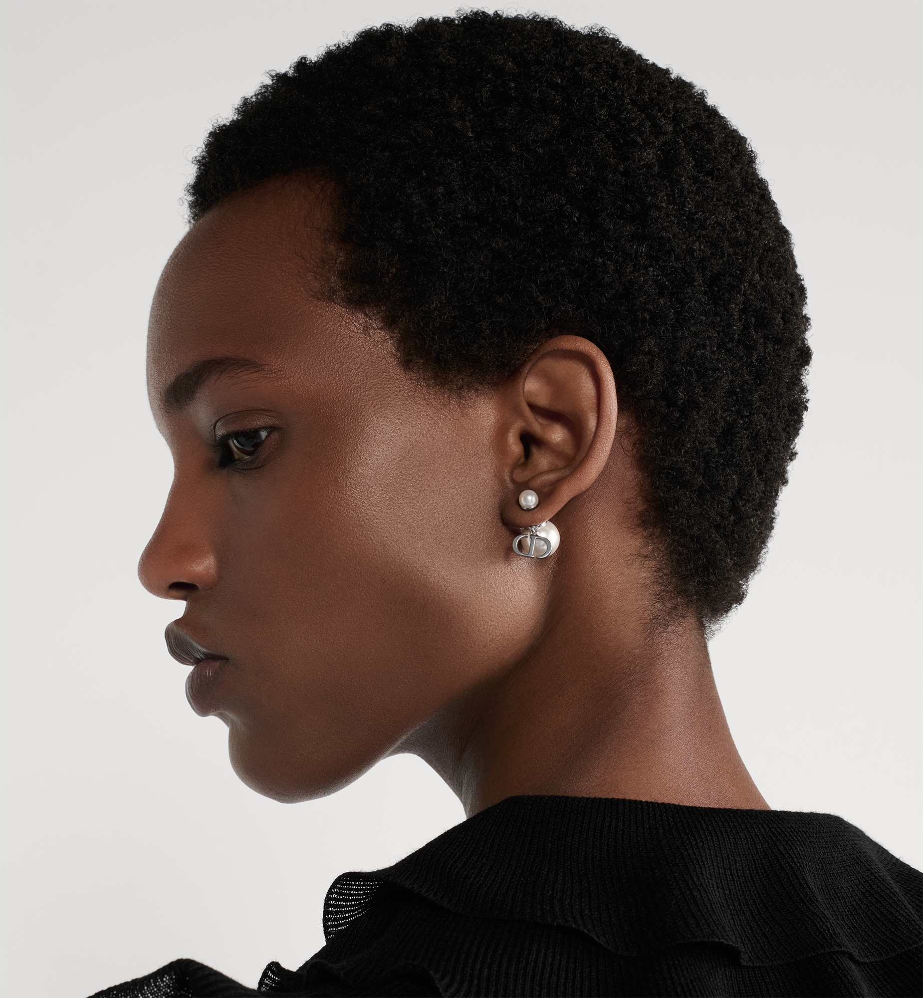 Dior Tribales Earrings White