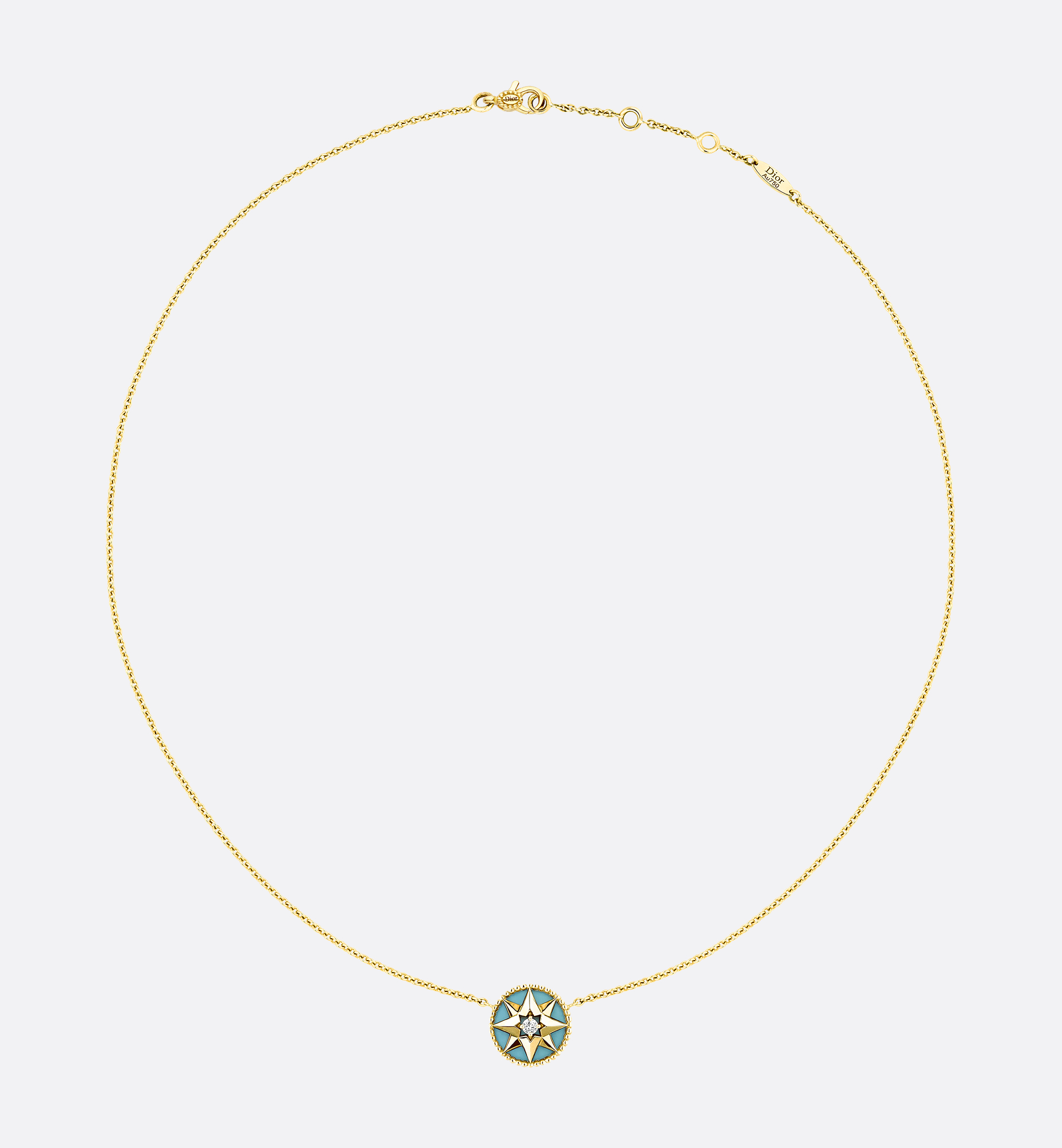 Rose des Vents Necklace Blue