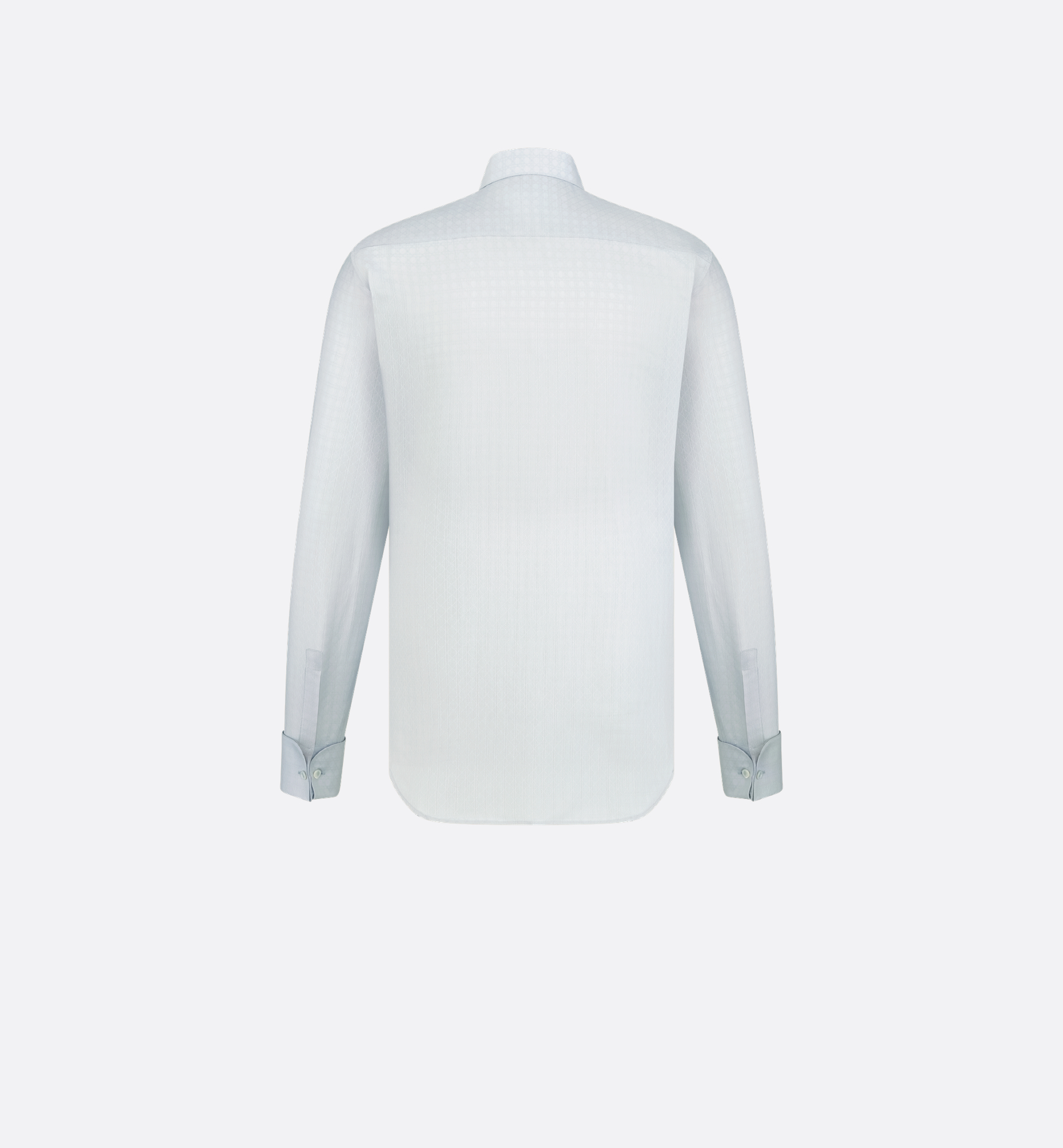 Cannage Shirt with French Cuffs Grey