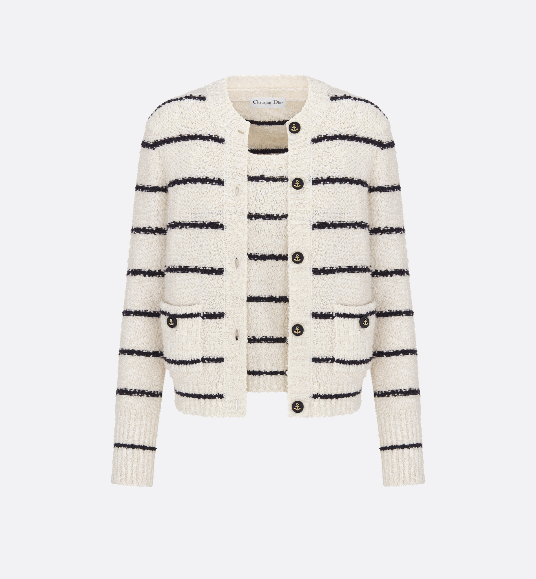 Dior Marinière Twinset White