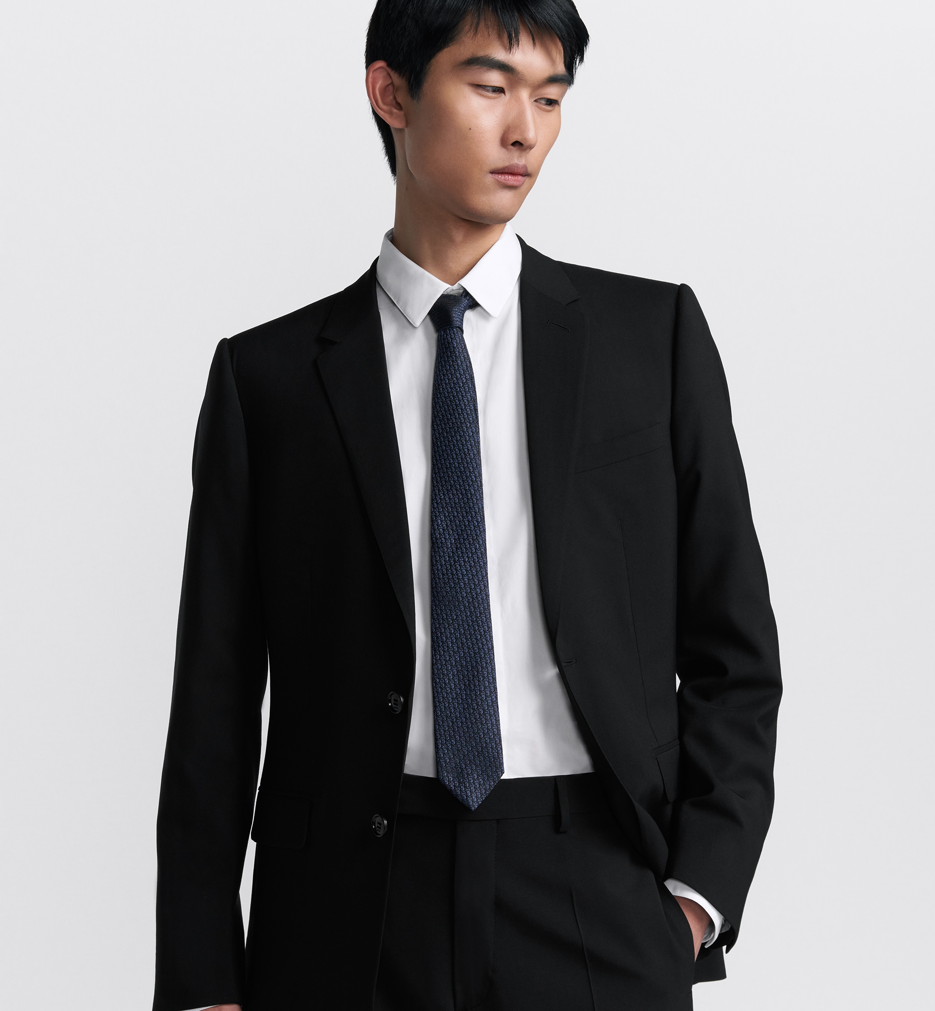 Dior Oblique Tie Blue