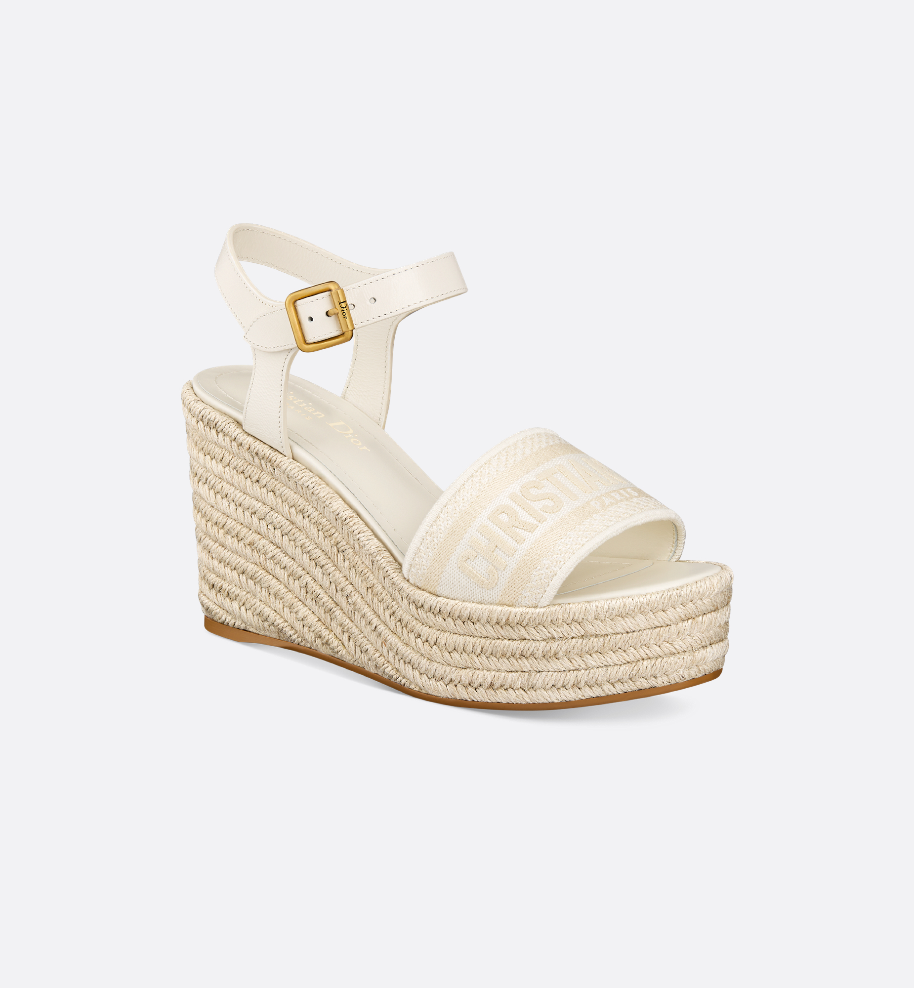 Dway Wedge Sandal White